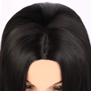 Full Head Synthetic Women Wigs Long Hair For Women/Women Wigs Natural Hair (Straight Black)